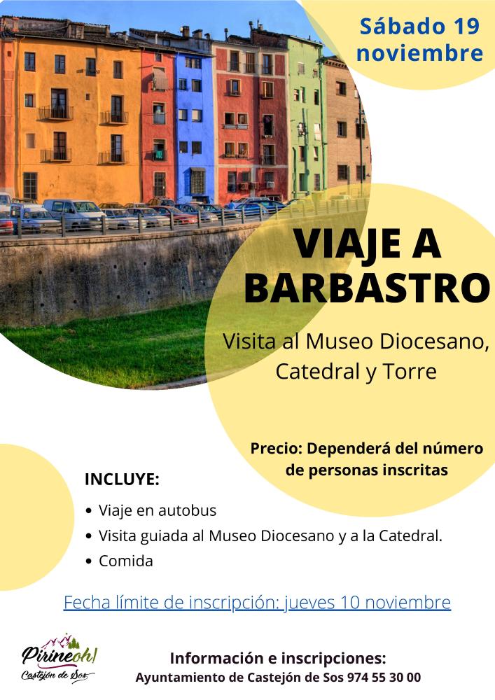 Imagen VIAJE A BARBASTRO - Visita al Museo Diocesano, Catedral y Torre - Sábado 19 de noviembre