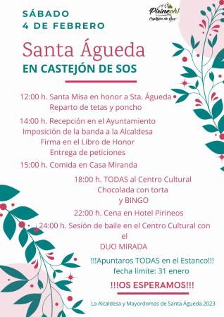Cartel de Santa Águeda 2023