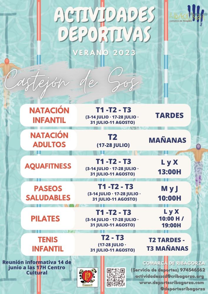 Imagen Actividades deportivas Verano 2023 - Comarca de la Ribagorza