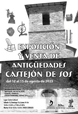 Image Cartel castejon sos agosto 23 - Antigüedades