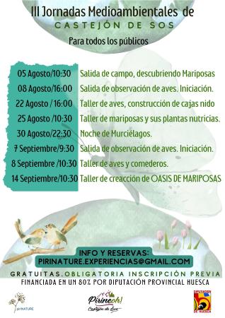 Calendario ACTIVIDADES MEDIO AMBIENTE 2024