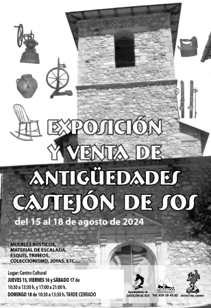 ANTIGÜEDADES 15 a 18 agosto