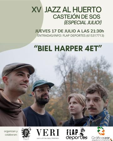Cartel JAZZ AL HUERTO 17-07-25