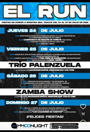 Image Cartel programa Fiestas de El Run 2025