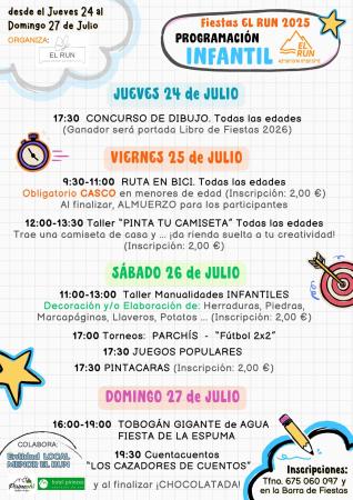 Image Programación Infantil-Fiestas El Run