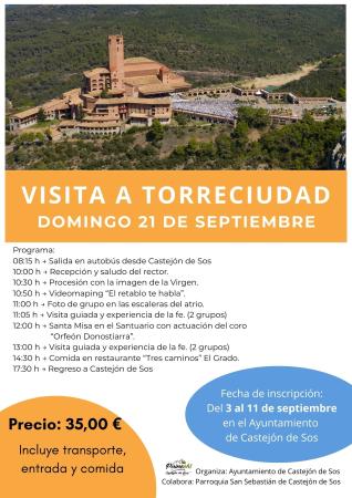 Imagen Visita a Torreciudad - Domingo 21 de septiembre 2025