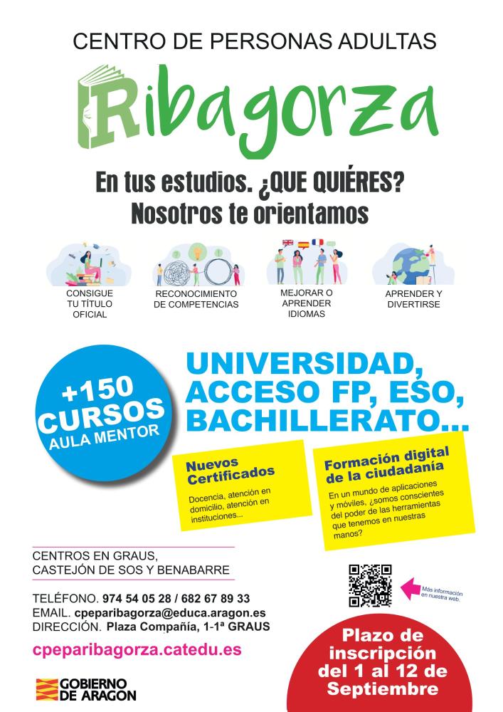Imagen Educación de Personas Adultas CPEPA Ribagorza curso 2025-2026