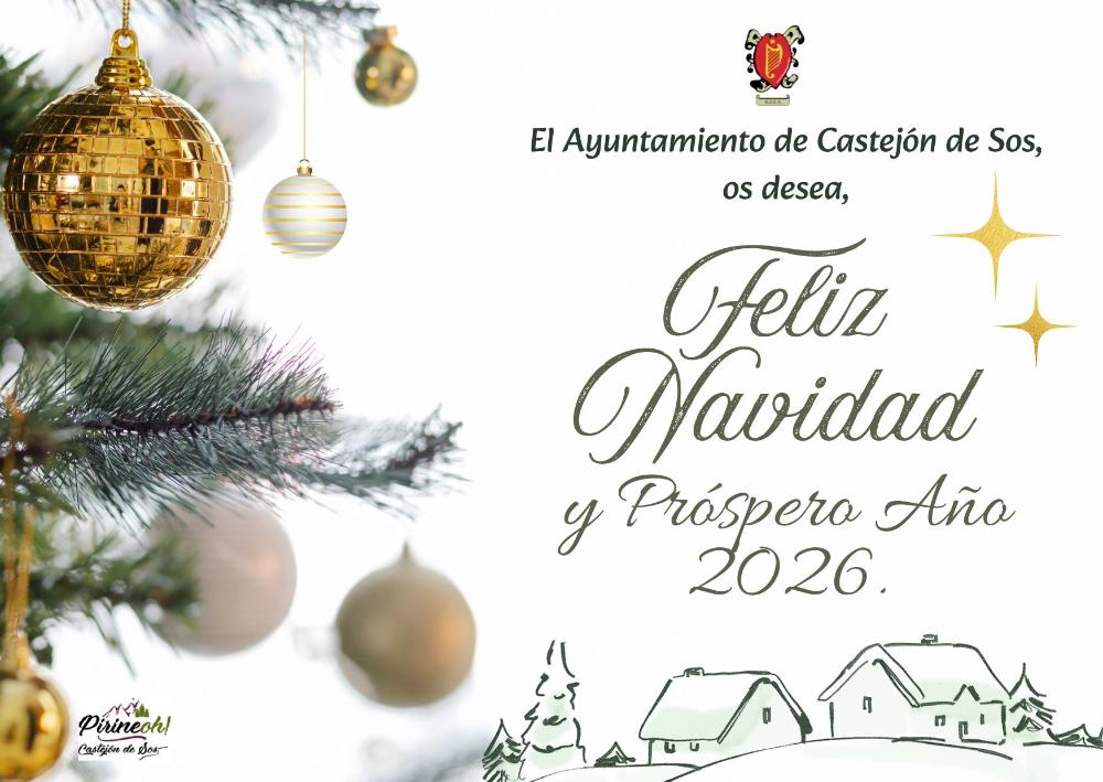 Imagen El Ayuntamiento de Castejón de Sos presenta el programa de actividades durante las fiestas de Navidad