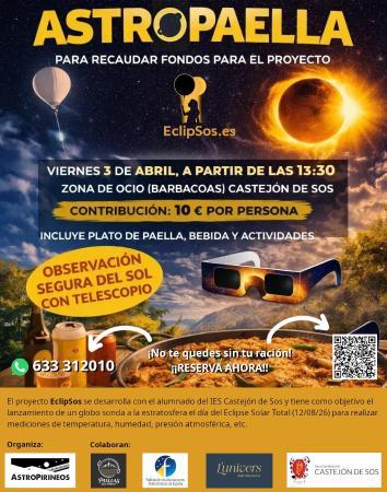 Imagen Astropaella - Paella solidaria - Viernes 3 de abril - Zona de Ocio