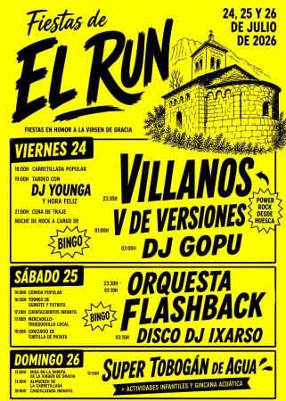 Imagen Programa Fiestas de El Run - Del 24 al 26 de julio 2026