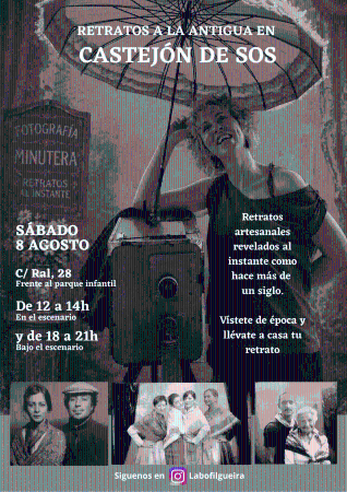 Imagen Retratos a la antigua en Castejón de Sos - Sábado 8 agosto