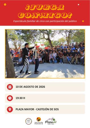 Imagen ¡Juega conmigo! Espectáculo familiar de circo con participación del público