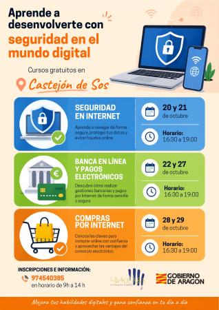 Cursos gratuitos en Castejón de Sos