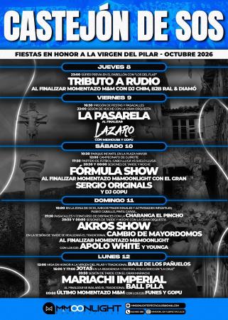Imagen Fiestas del Pilar 2026 en Castejón de Sos - Del 8 al 12 de octubre